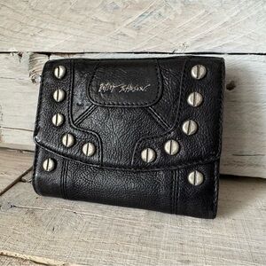 Betsey Johnson Screwed Leather Wallet
